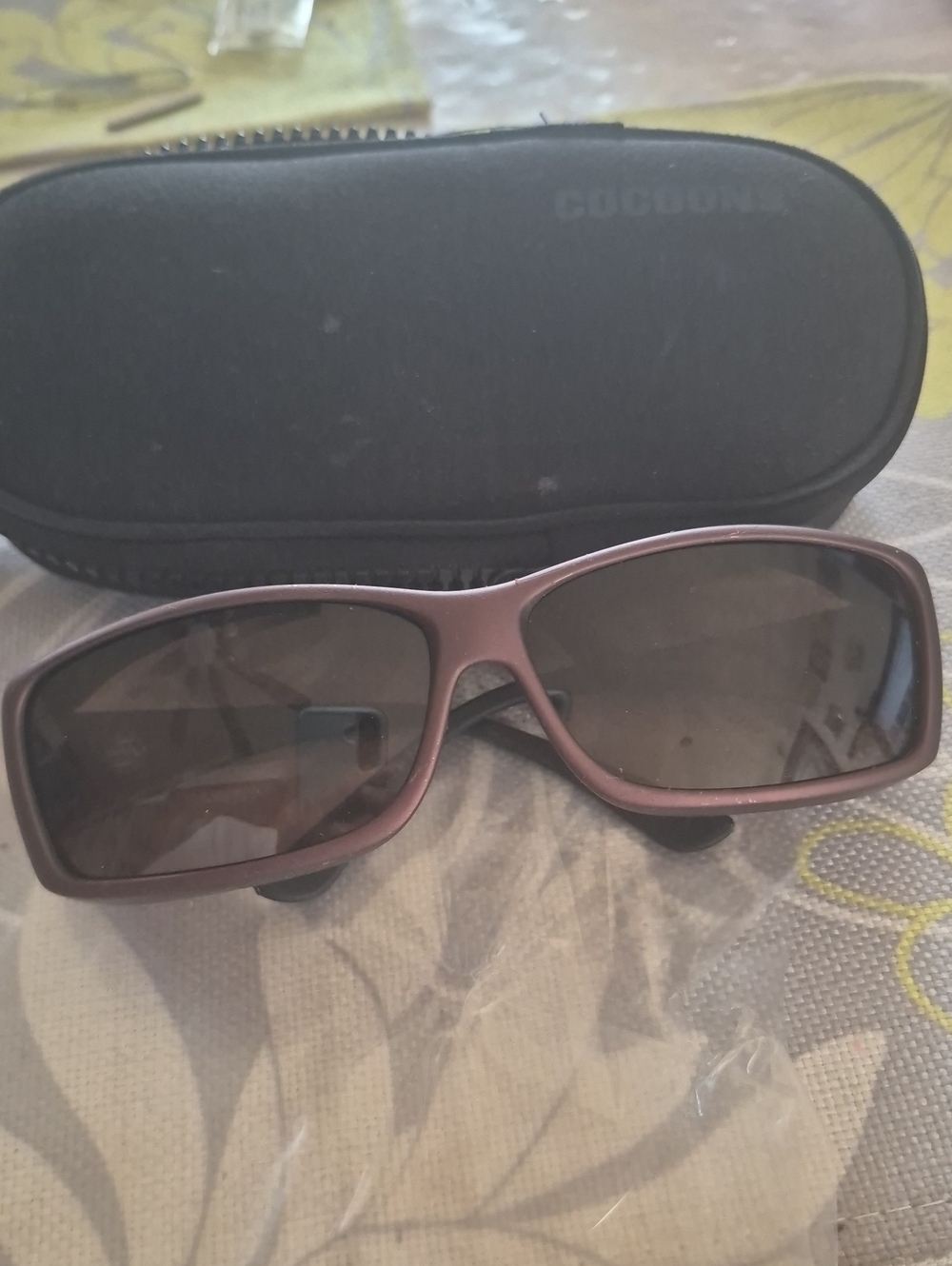 Men's Brown Polarized Sunglasses